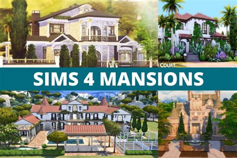 19+ Sims 4 Mansions: For A Deluxe Lifestyle - We Want Mods