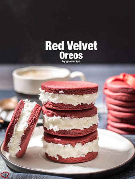 Red Velvet Oreos - Give Recipe