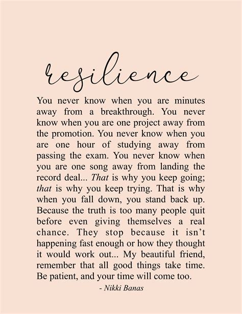 Resilience Quote & Poetry - Nikki Banas, Walk the Earth | Resilience ...