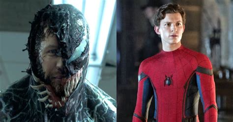 Venom: Tom Hardy Fuels Tom Holland Spider-Man Cameo Rumors With Photo - Heroic Hollywood