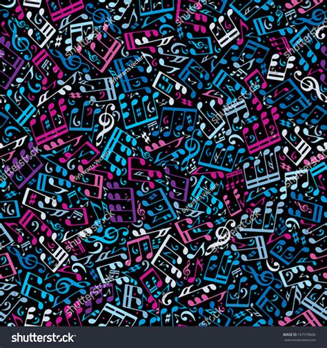 Colorful Musical Background Seamless Pattern Music Stock Vector 167378606 - Shutterstock