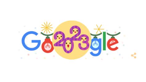 Google celebrates New Year 2023 with special doodle