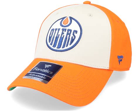 Edmonton Oilers True Classics Structured Orange Adjustable - Fanatics ...