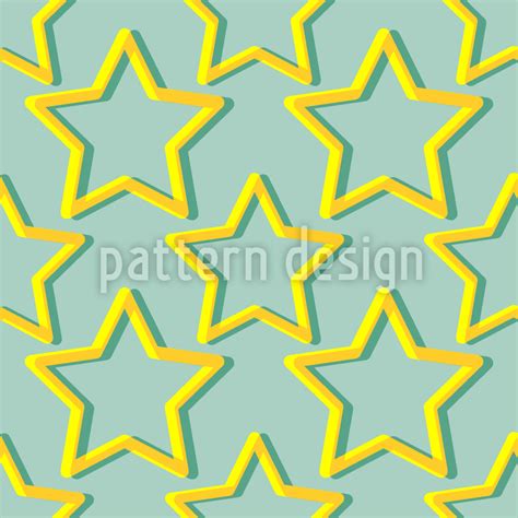 Twinkle Little Star Seamless Vector Pattern Design