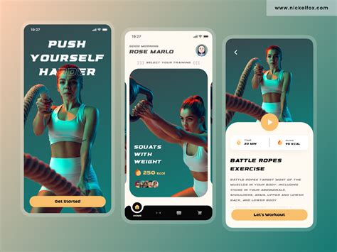 Fitness Mobile Ios App | Figma