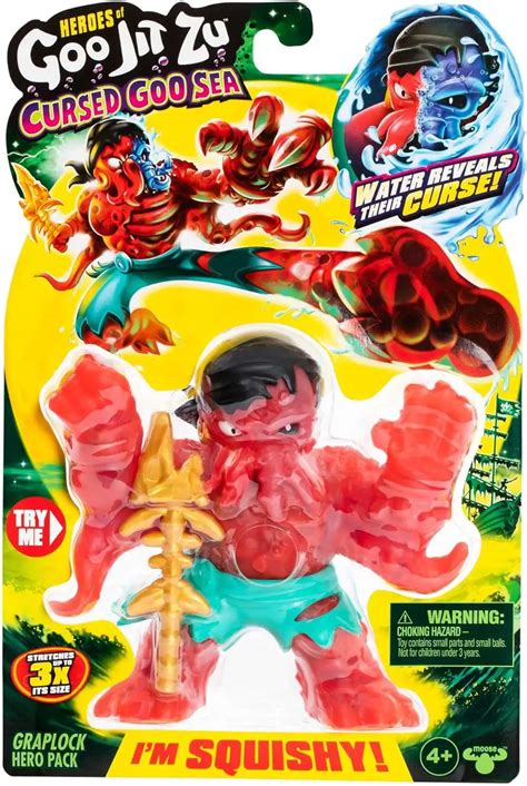 Heroes of Goo Jit Zu Cursed Goo Sea Graplock Action Figure Moose Toys ...