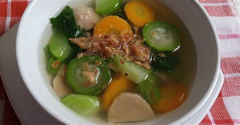 535 resep sup sayur labu siam enak dan mudah - Cookpad