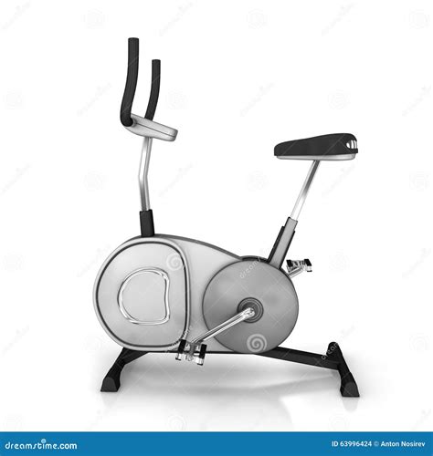 Exercise bike model stock illustration. Illustration of machine - 63996424