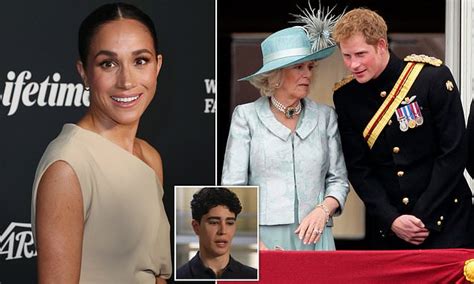 Camilla has 'no relationship' with Prince Harry despite her 'great sympathy' for what Meghan ...