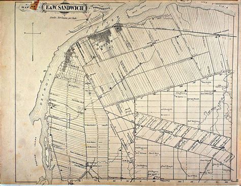 Image: Sandwich Township in 1881, Essex County Ontario