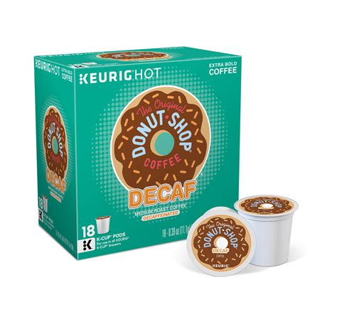 The Original Donut Shop Decaf K-Cup Coffee Pods, Medium Roast, 18 Count ...