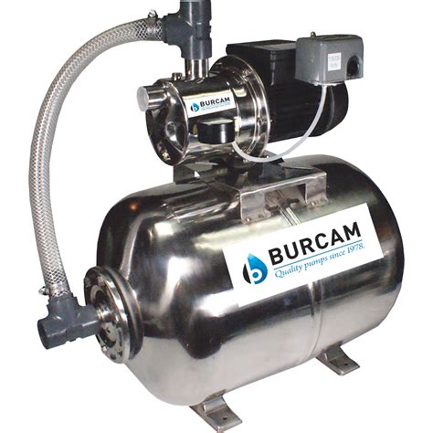 BurCam Shallow Well Jet Water Pump with 16-Gallon Tank — 900 GPH, 3/4 HP, 1in. Ports, Model ...