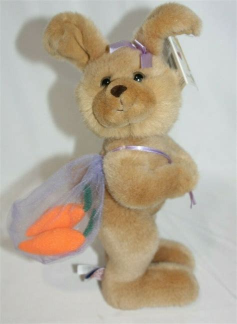 Mary Meyer Bunny Rabbit Plush Bingo Bunny Stuffed Animal Vintage 12" Easter Toy #MaryMeyer ...