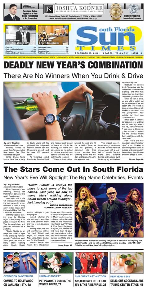 Sun Times Issue 12 27 18 by The South Florida Sun Times Newspaper - Issuu