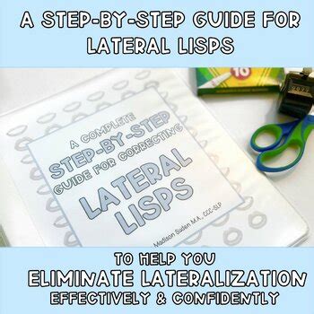 Lateral Lisp Step-By-Step Guide and Activities for Speech Therapy Articulation