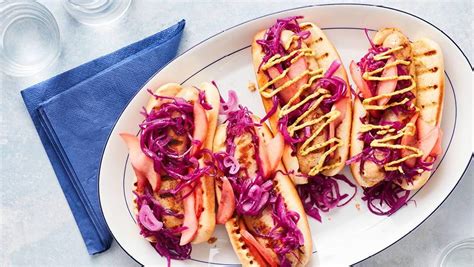 Grilled Bratwurst Sandwiches with Sautéed Apples and Cabbage | Stop and Shop