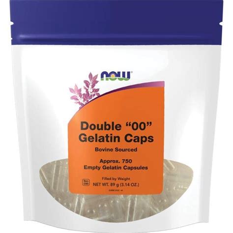 NOW Foods Gelatin Caps "00" 750 Gelcaps - Swanson Health Products