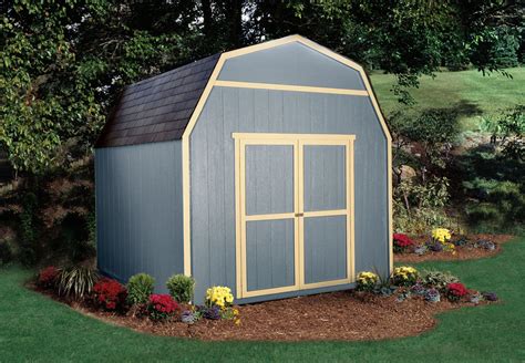 10x10 Barn Shed with Loft - Traditional - Shed - Detroit - by Backyard Buildings