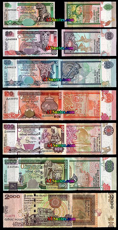 Sri Lanka and Ceylon banknotes - Sri Lanka and Ceylon paper money ...