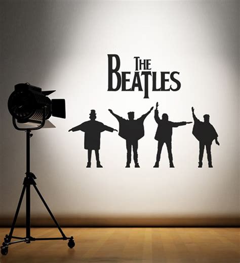 Wall Art Decor The Beatles Wall Sticker by Wall Art Decor Online - People - Home Decor ...