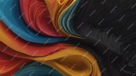 Premium AI Image | Texture black foam background