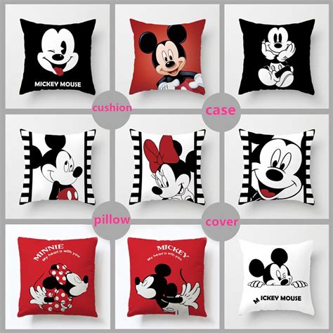 Cute Mickey and Minnie Mouse Pillow Case | Shopee Philippines