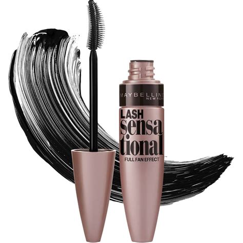 Maybelline Lash Sensational Washable Mascara Blackest Black 9.5ml ...