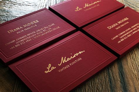 Embossed Business Cards Online | Luxury Business Cards