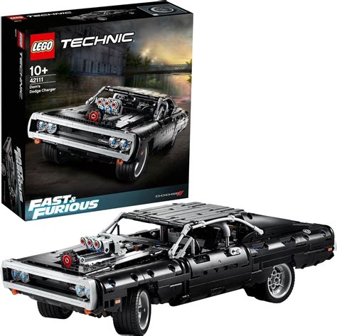 LEGO 42111 Technic Fast & Furious Doms Dodge Charger Racing Car Model ...