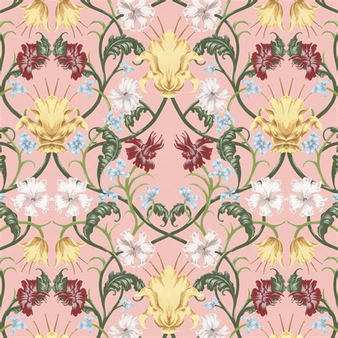 Pink Floral Vintage Wrapping Paper By Tuppence Collective | notonthehighstreet.com