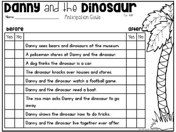 Danny and the Dinosaur - A Book Study by Leslie Stephenson | TpT