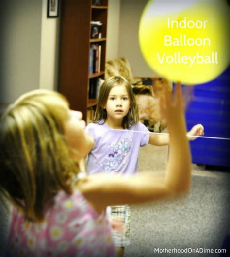 Indoor Balloon Volleyball - Kids Activities | Saving Money | Home ...