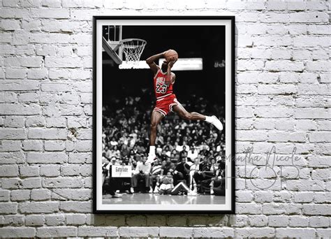 Michael Jordan Dunk Contest Poster