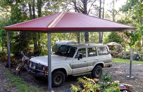 Stylish DIY Hip Roof Carport