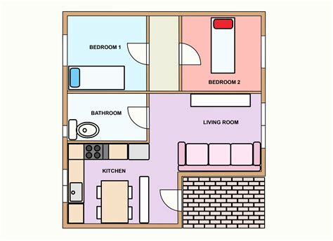 how to draw a house plan New How to Draw Blueprints for a House 9 Steps with - General ...