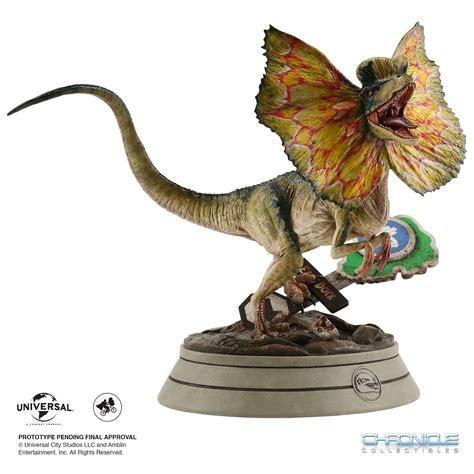 Jurassic Park - Dilophosaurus Statue by Chronicle Collectibles - The Toyark - News