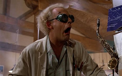 Download Dr. Emmett Brown Christopher Lloyd Movie Back To The Future HD Wallpaper