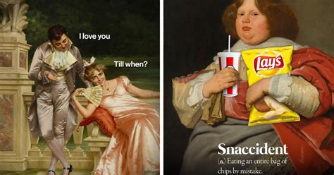 20 Times This Artist Added Modern-Day Humor To Classical Art Pieces ...