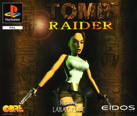 Tomb Raider (1996) PlayStation box cover art - MobyGames