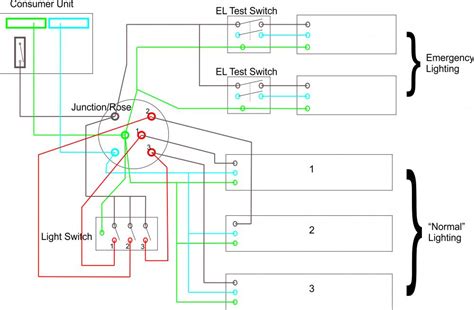 Emergency Lighting Test Switch Circuit Diagram