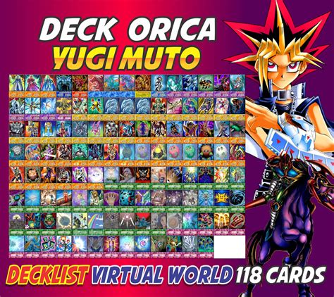 Yugi Muto Deck 118 Cards Anime Orica | Etsy