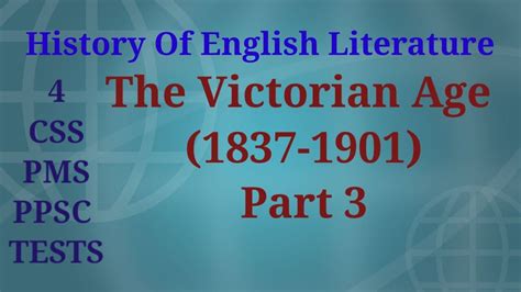 The Victorian Age(1837-1901)|Part 3|History Of English Literature|Englis... | History of english ...