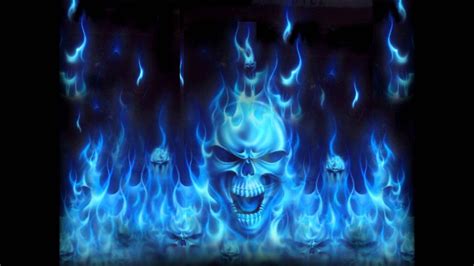 Flaming Skulls Wallpaper (59+ images)