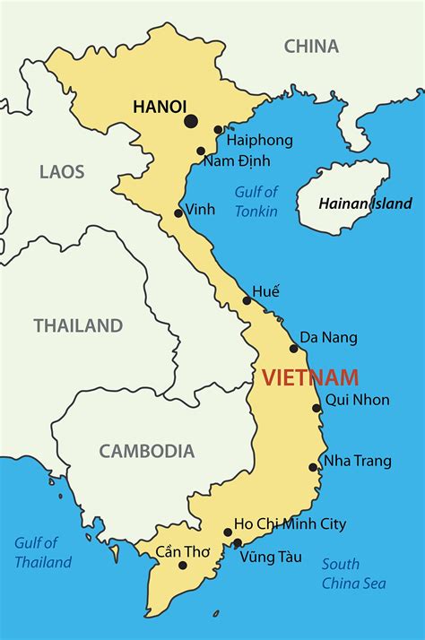 Saigon on the map - Map of saigon on the (Vietnam)