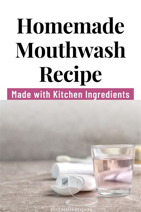 Homemade Mouthwash Recipe with Baking Soda | Recipe in 2021 | Homemade mouthwash, Recipe with ...