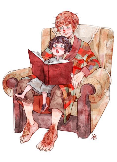 Bilbo and Frodo by NON6 on DeviantArt