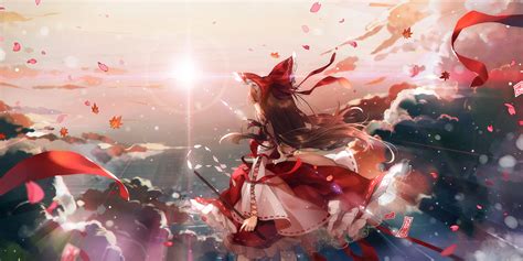 Download Reimu Hakurei Anime Touhou Wallpaper