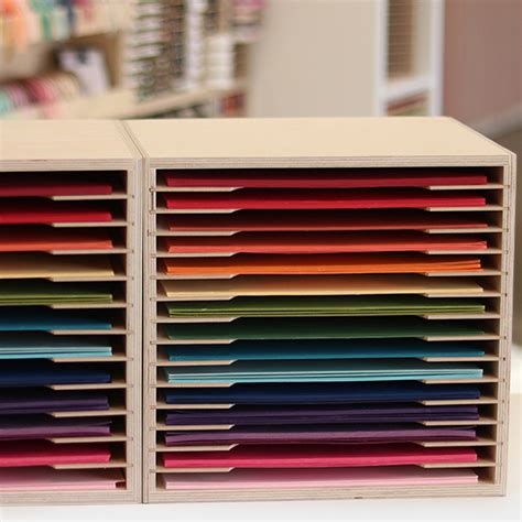 12x12 Craft Paper Holder | Cardstock and Scrapbooking Paper Storage