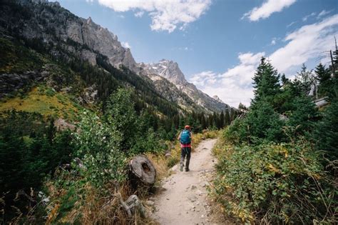 Cascade Canyon Trail Hiking Trail, Jackson, Wyoming