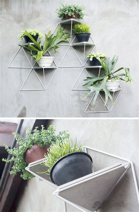 10 Modern Wall Mounted Plant Holders To Decorate Bare Walls | Wall mounted plant holder, Wall ...